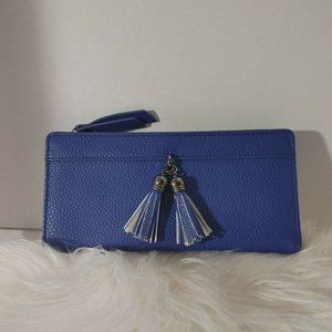 Womens Clutch Gold Coast Blue Wallet